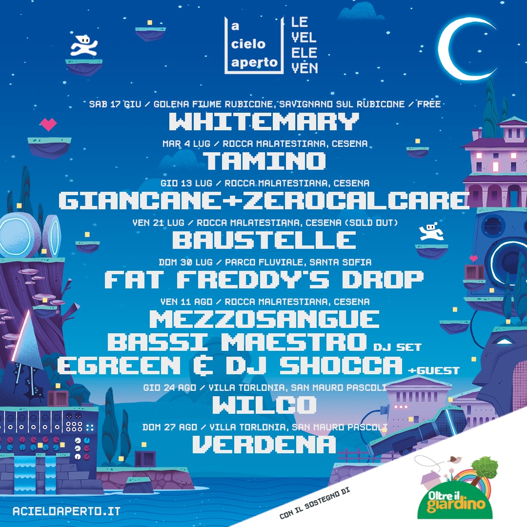 acieloaperto festival lineup 2023