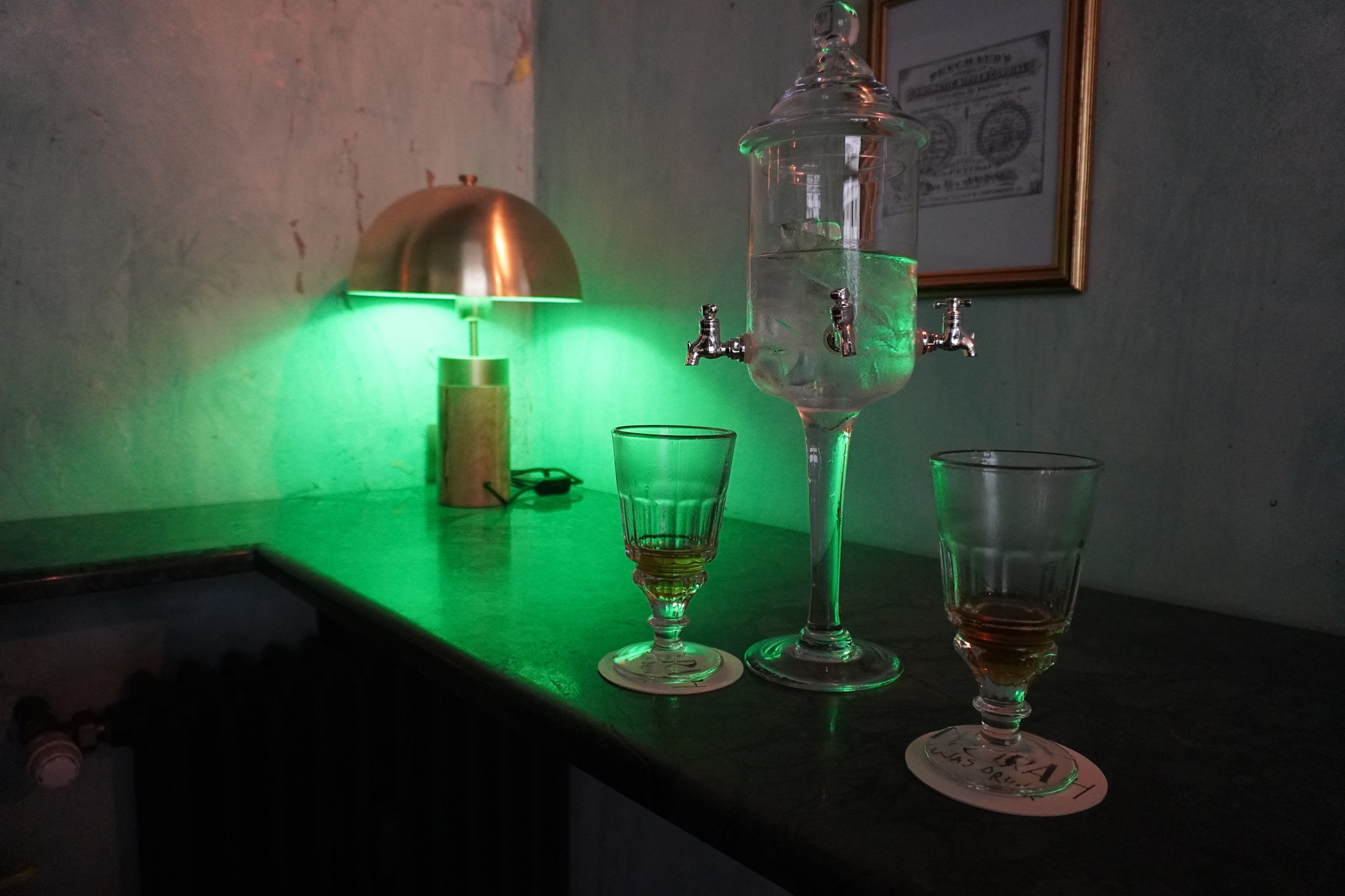absinthe L'Ancienne assenzio con fontana