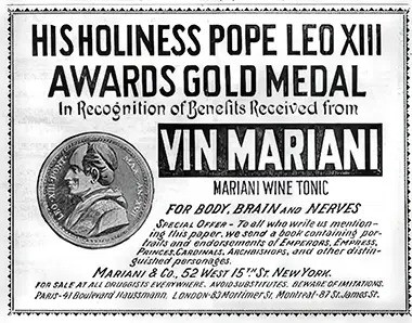 Vin Mariani gold medal