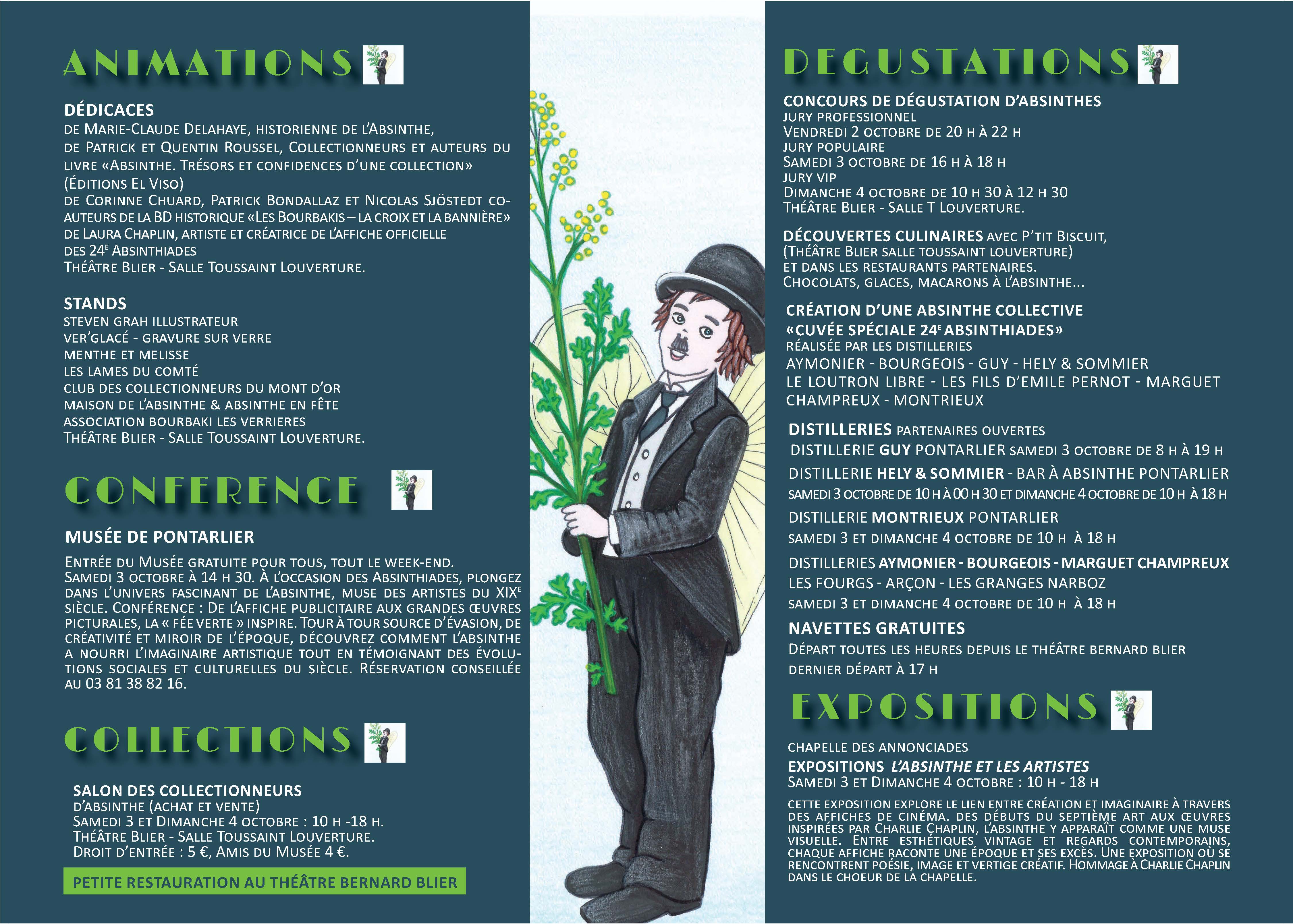 Absinthiades 2026 programma assenzio absinthe 2