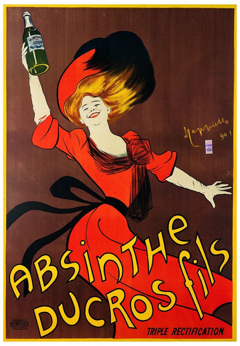 Manifesto Absinthe Ducros Fils (Cappiello, 1901)