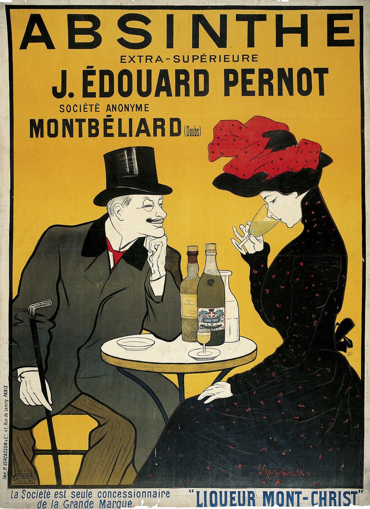 Manifesto Absinthe J.Edouard Pernot (Cappiello, 1905)