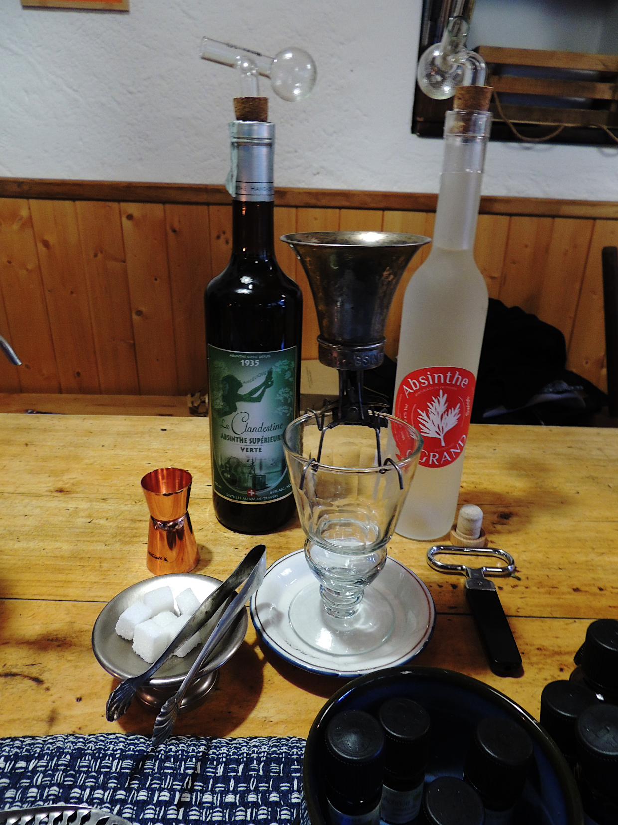 Degustazione assenzio Valle Stretta