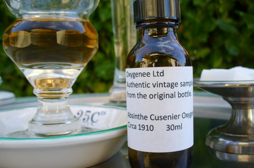 Absinthe Oxygenee Cusenier 1910 sample