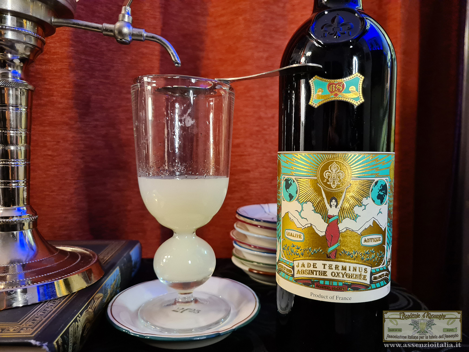 Assenzio Jade Terminus Oxygénée Absinthe