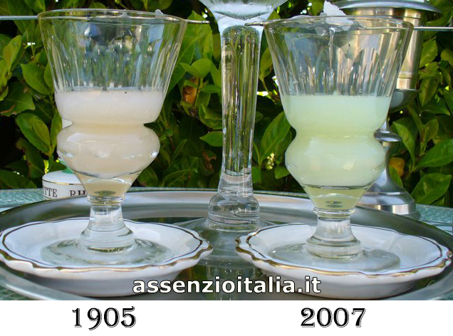 Assenzio Edouard Pernod (1905) e Assenzio Jade Esprit Edouard (2007)