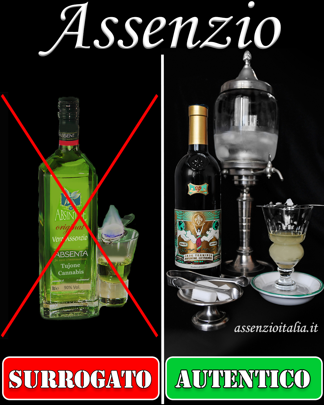 assenzio falso e assenzio vero